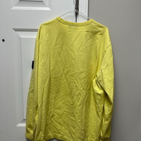 Stone Island Long Sleeve t-shrit Yellow